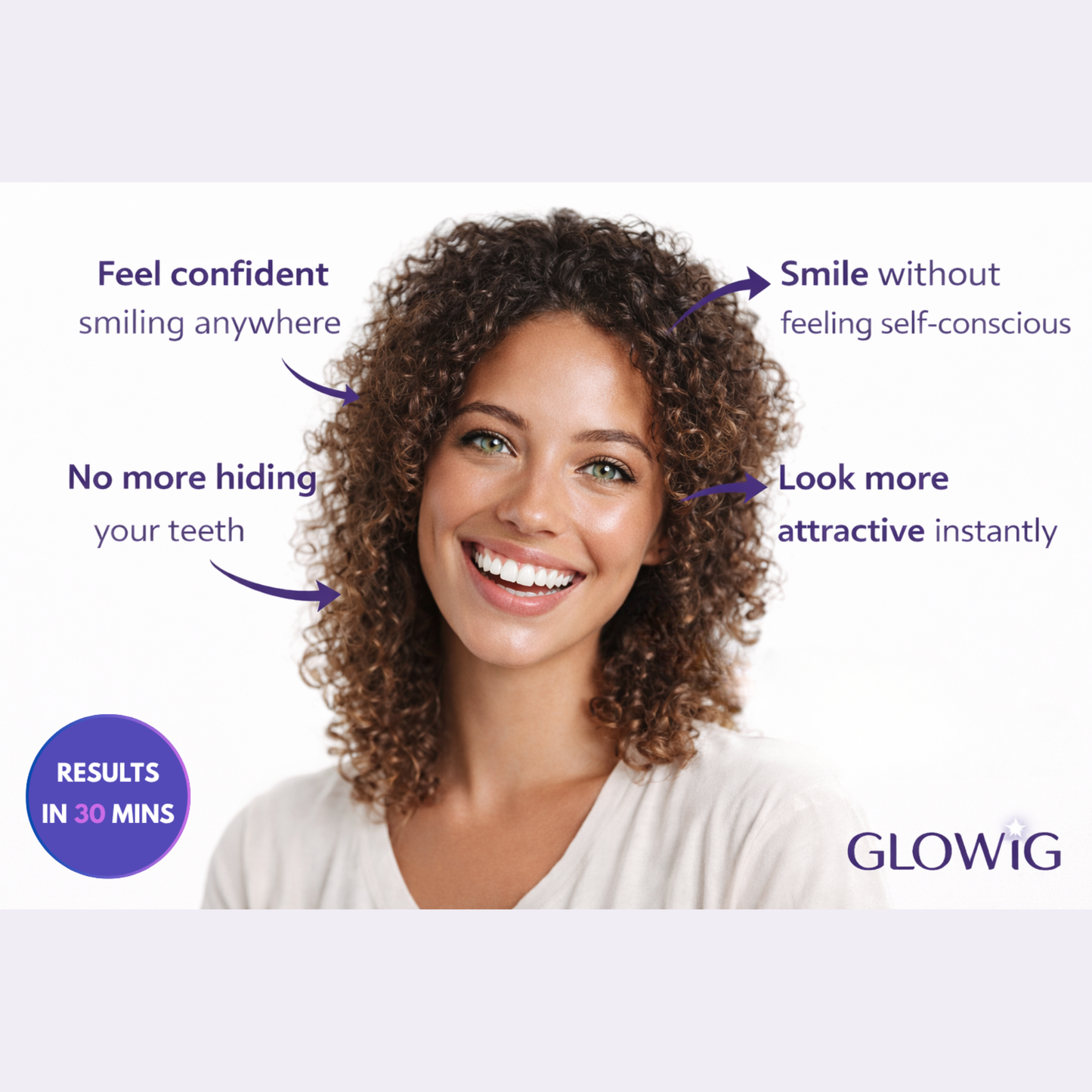GLOWIG - Whiter Teeth In 30 Minutes